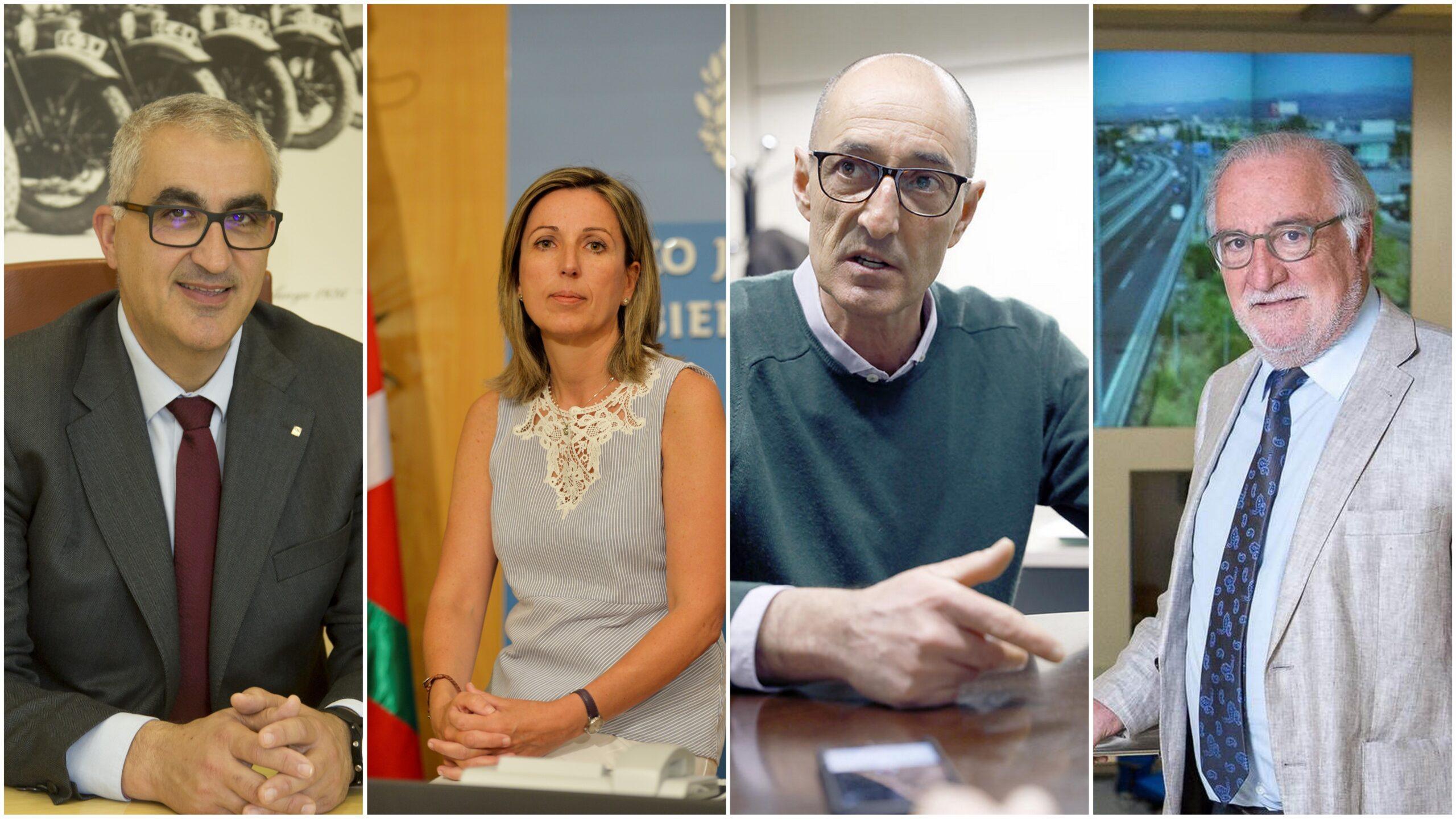 Composición con los cuatro directores generales de Tráfico en el webinar sobre movilidad post COVID.