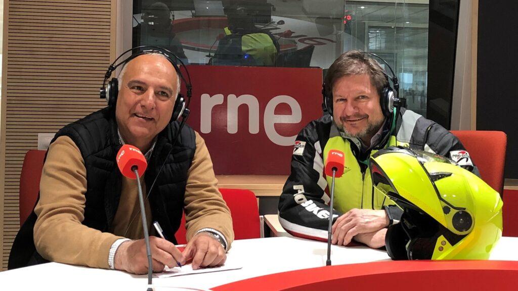 Orestes F. Serrano y Chema Puente en el Estudio 102 de RNE.