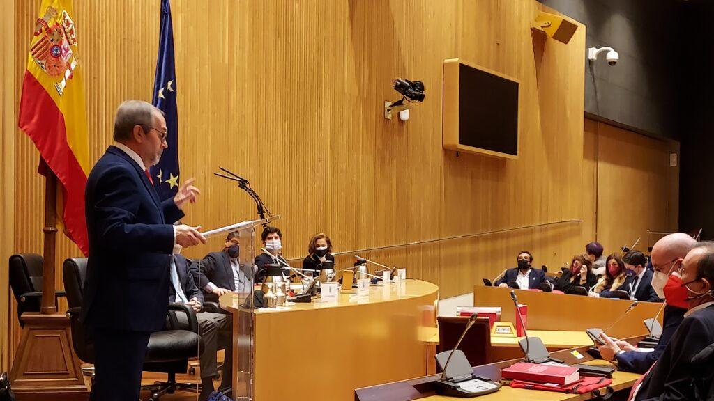 Luis Montoro en el Congreso de los Diputados