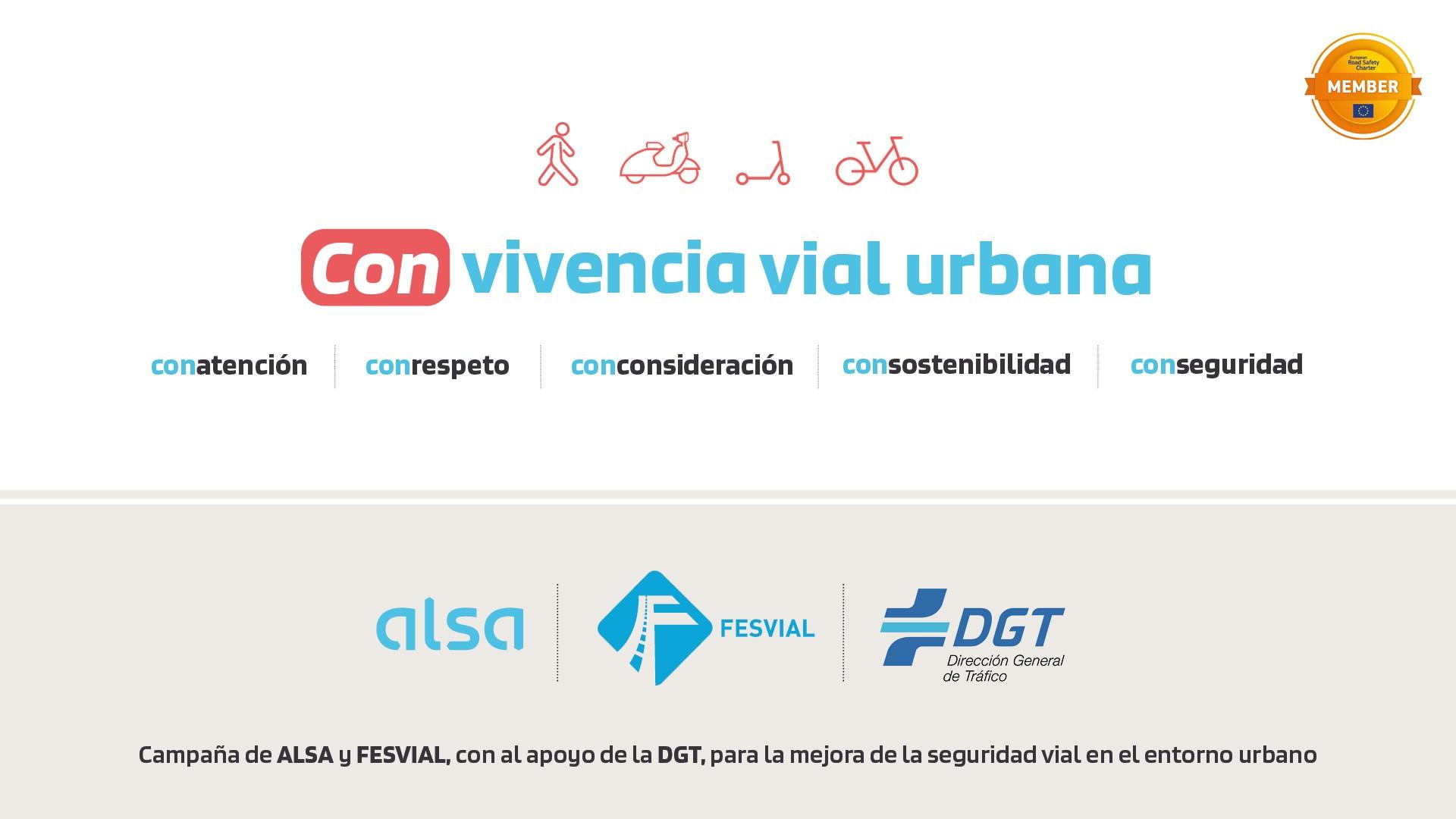 Banner campaña convivencia vial urbana